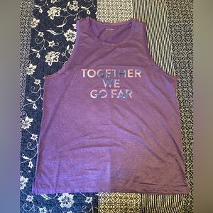 Peloton Together We Go Far tank